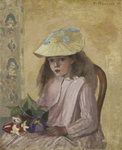 Portrait of the Artist’s Daughter by Camille Jacob Pissarro